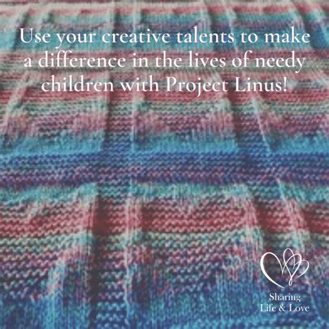 Project Linus - A Charity to Love (Free Blanket Patterns) - Sharing ...