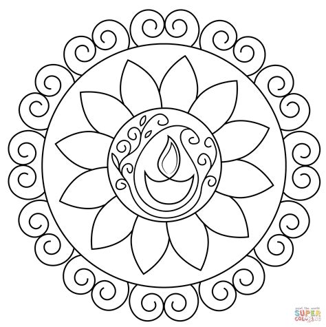 Free Printable Diwali Coloring Pages Printable
