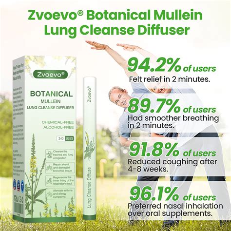 Zvoevo® Botanical Mullein Lung Cleanse Diffuser - Zvoevo