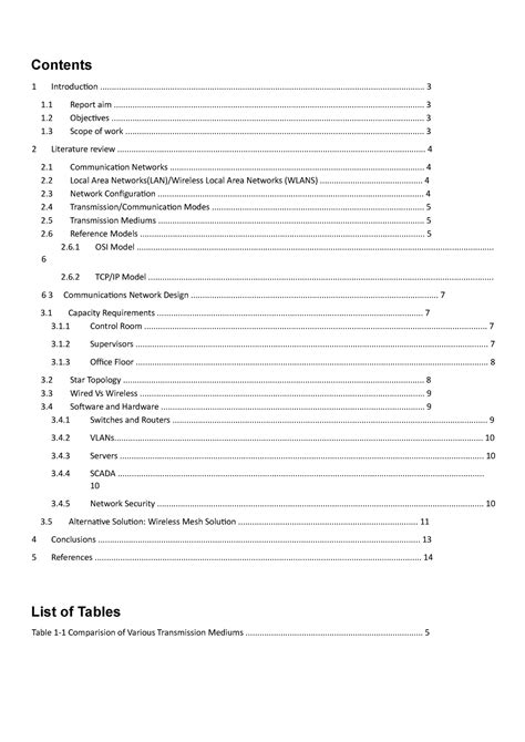 Electrical Engineering Project 3 - Contents 1 Introduction 1 Report aim ...