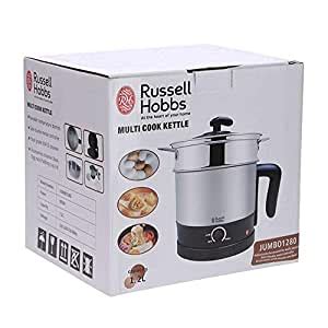Russell Hobbs HomeStop 800 W Round Metallic Finish Temperature Control ...