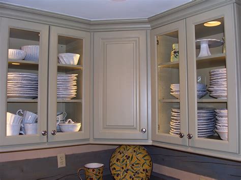 Corner Kitchen Cabinet Glass Doors at Carole Alden blog