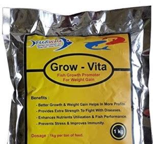 FeedWale FeedWale Grow Vita Fish Growth Promoter for Faster Weight Gain ...
