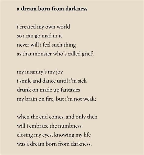 Dark Poems About Life