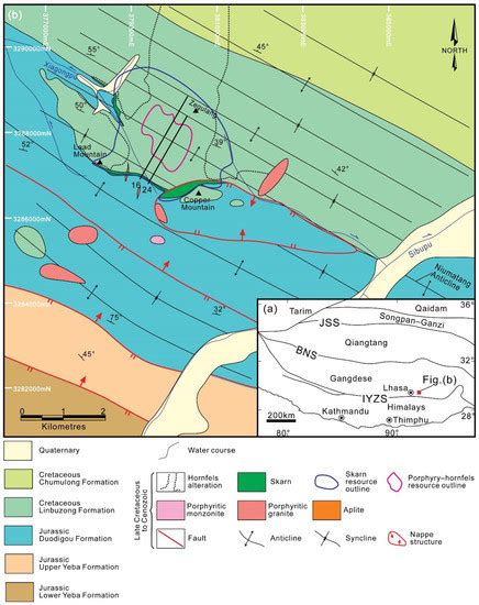 Temporal–Spatial Separation of Cu from Mo in the Jiama Porphyry Copper ...