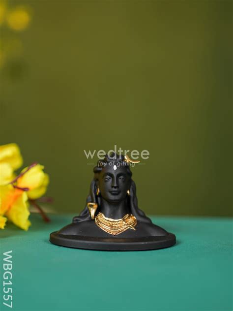Polyresin Adiyogi Idol - 2 inch - WBG1557 – Wedtree