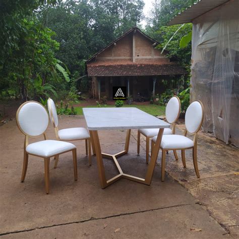 Jual meja makan minimalis meja makan custom modern kayu jati - Kab ...