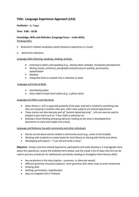 Image result for Experience Learning Language