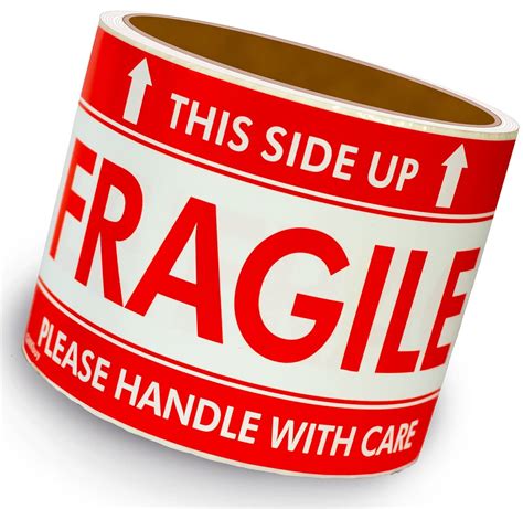 Buy GMKbuy 3 x 5 Inch – 100 This Side Up – Fragile Stickers Roll, Easy ...