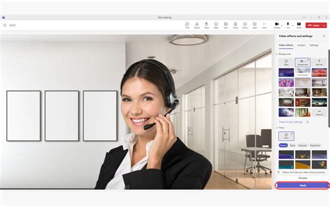 Teams Background Settings 的图像结果