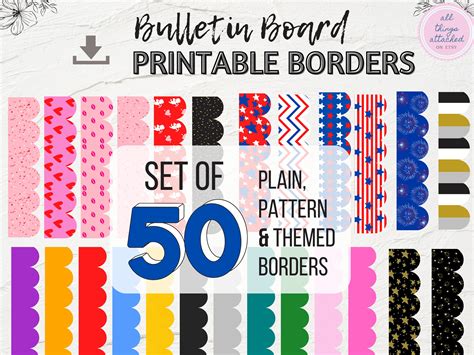 Printable Bulletin Board Patterns