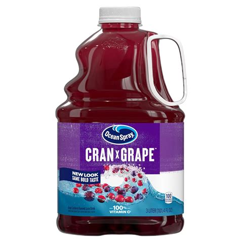 Amazon.com: Ocean Spray Cran-Grape - Bebida de jugo, botella de 101.4 ...