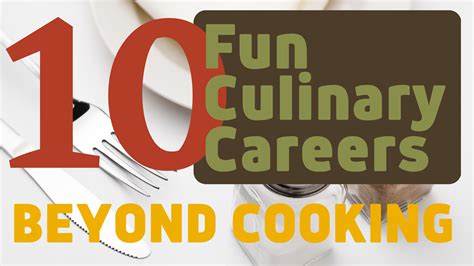 Jobs Involving Cooking