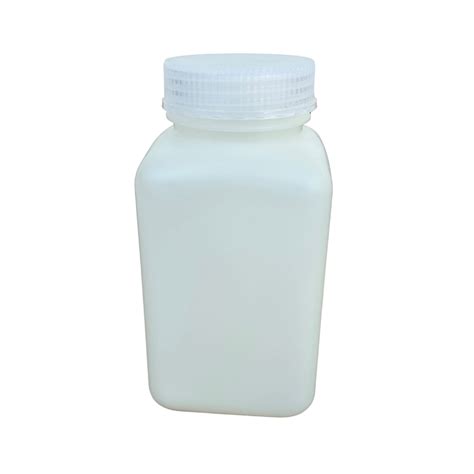 Reagent Bottle 500 ml Square Shape Wide mouth High-density polyethylen ...