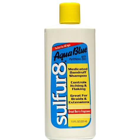 Sulfur 8 Aqua Blue Medicated Dandruff Shampoo India | Ubuy