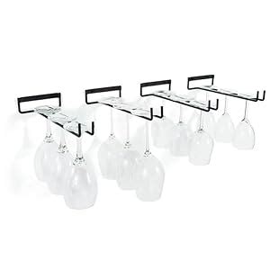 Eminence Lifestyle Wall Mount Stemware Wine Glass Rack Kitchen Bar ...
