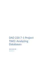 Image result for Dad 220 Module 7 Project Two