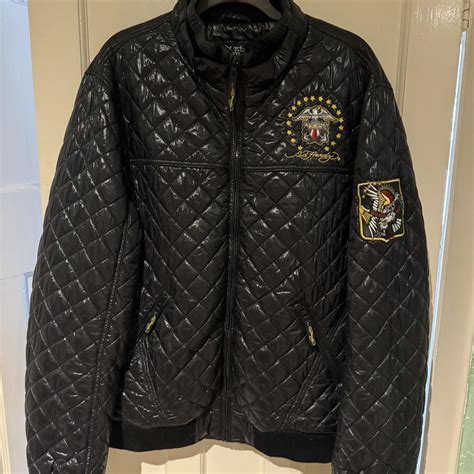 Don Ed Hardy bomber jacket - Depop