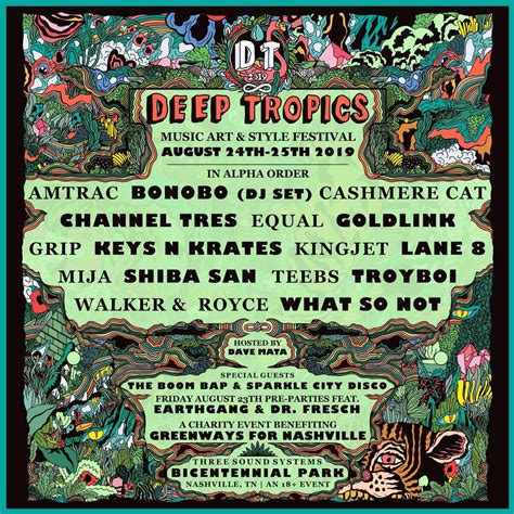 'Deep Tropics' Drops STUNNING Lineup For Debut Music and Arts Festival