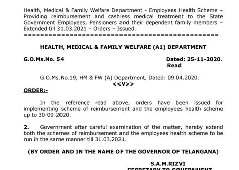 Providing reimbursement and cashless medical treatment to the State ...