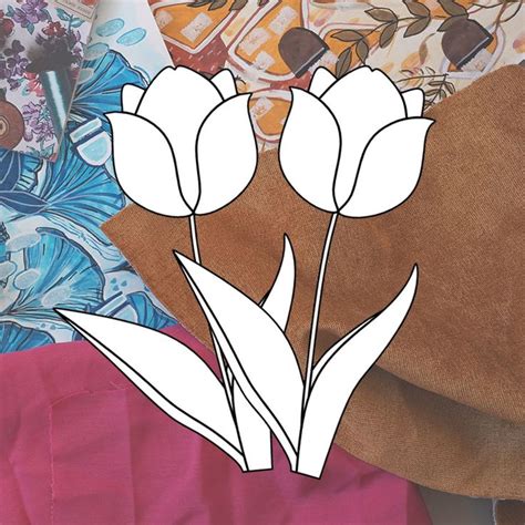 Image result for Tulip Applique Pattern Template