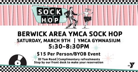 Berwick Area YMCA Sock Hop, 231 W 3rd St, Berwick, PA, March 9 2024 ...