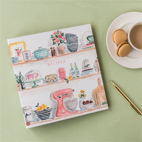 Mini Kitchen Shelves 3-Ring Recipe Binder – The Illustrated Life