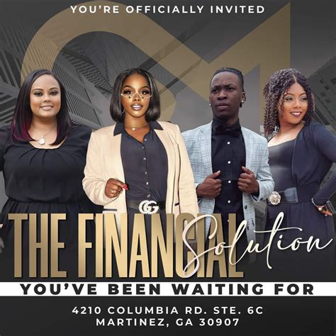 The Financial Solution, 4210 Columbia Rd, Ste 6C, Martinez, GA 30907 ...