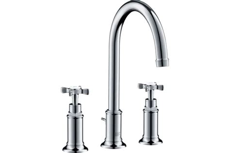 Змішувач Axor Montreux 180 для умивальника на 3 отвори Cross, Chrome ...
