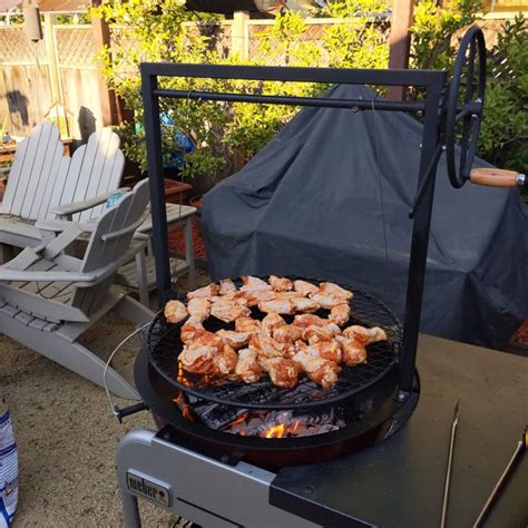 Buy TITAN GREAT OUTDOORS 22” Kettle-Style Grill Attachment, Open Flame ...