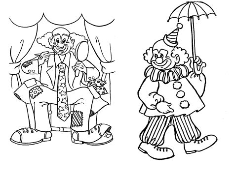 Scary Clown Coloring Pages at GetColorings.com | Free printable ...