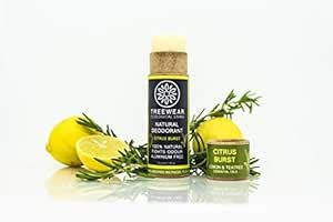 Buy TreeWear Natural Deodorant - Citrus Burst Online at Low Prices in ...