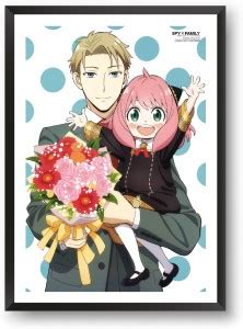 ANIME POSTER FRAME - ANYA LOID FORGER (SPY X FAMILY) - Black Framed ...