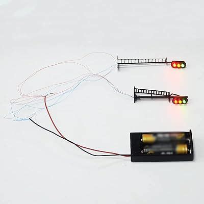 Buy Miniature Traffic Light Model Railroad Train Signals Traffic Signal ...