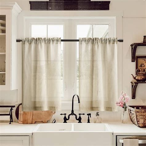 Beach Cottage Kitchen Curtains Coastal Curtains: 10 Sheer Window