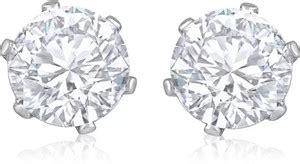 Flipkart.com - Buy Yveltal 1 Big Stone silver Diamond Metal Stud ...