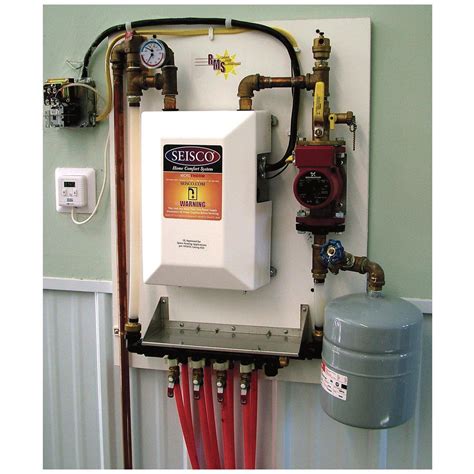 Radiant Heat System — 7kW, 23,890 BTU Boiler, 230V, 40 Amp, Model# RMS ...