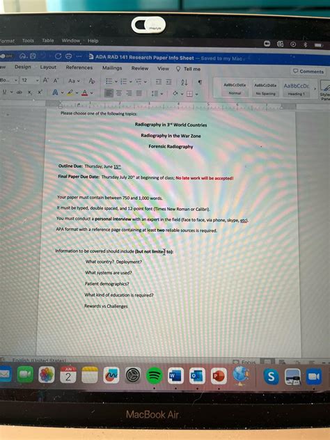 Paper for x-ray school. Need a interview : r/DiagnosticRadiography