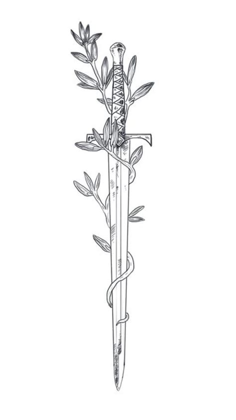 Image result for Dagger Sketch Tutorial