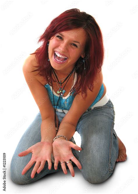 laughing girl Stock Photo | Adobe Stock