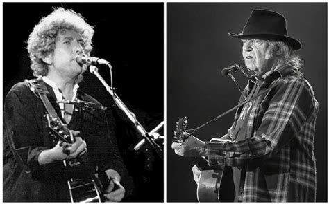 Bob Dylan and Neil Young duet 