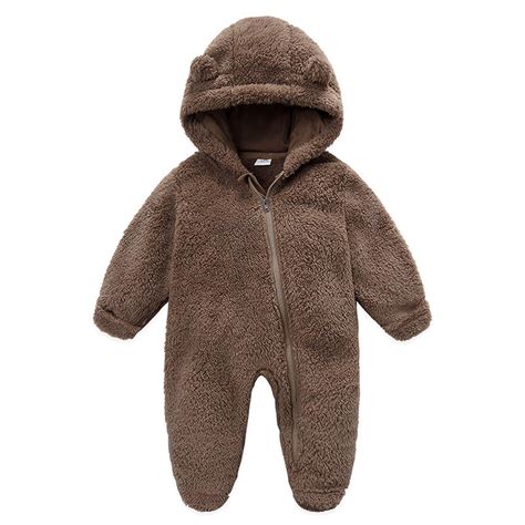 Odeerbi Baby Girls Boys Clothes Baby Rompers Newborn Fleece Footie ...