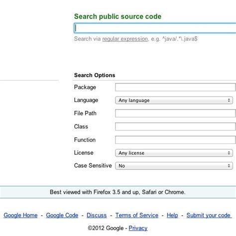 Code Google Search Engine 的图像结果