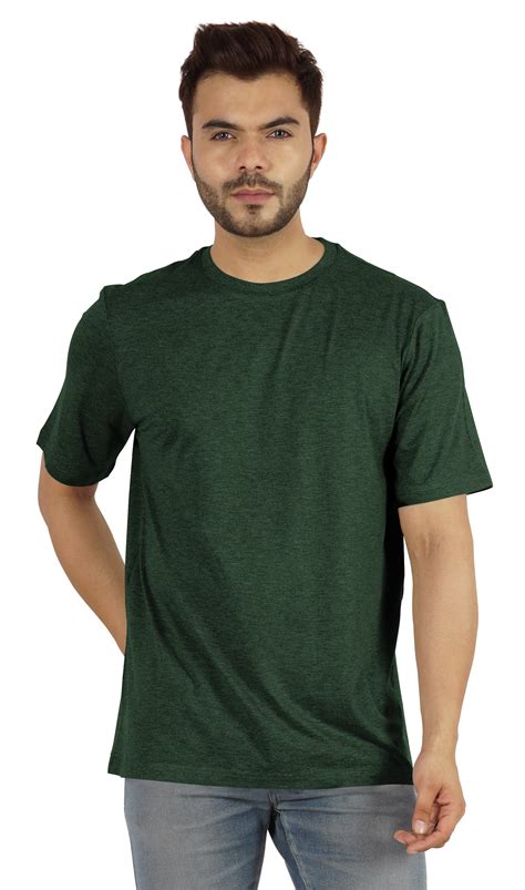 Inkmeso Mens Crew Neck Cotton T-Shirt Basic Shirts Casual Short Sleeve ...