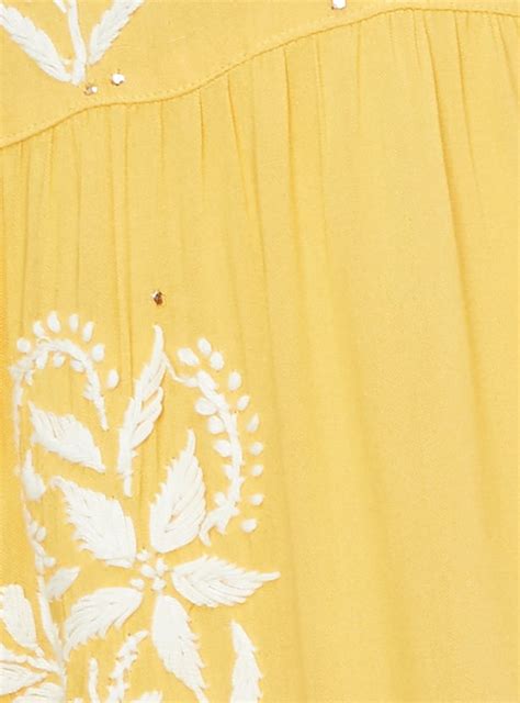 Buy Women Chikankari Embroidered Tiered Dress Online at just Rs. 1599.0 ...