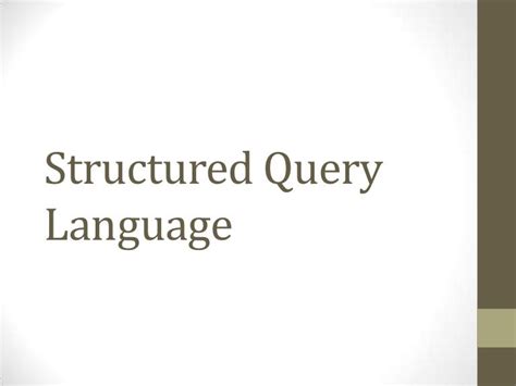 Image result for Structured Query Language