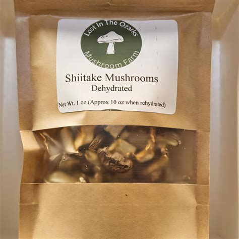 Lost in the Ozarks Shiitake Mushrooms - Dehydrated - Redeeming The Thyme
