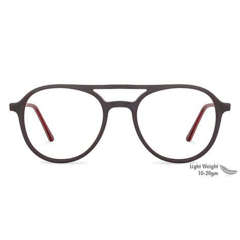 Matte Grey Full Rim Round Vincent Chase Classic Acetate 96030-C5 Eyeglasses
