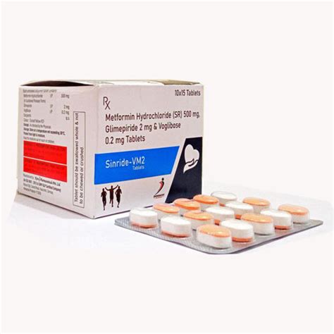 SINRIDE-VM2 Tablets Indoscot Healthcare Pvt. Ltd.