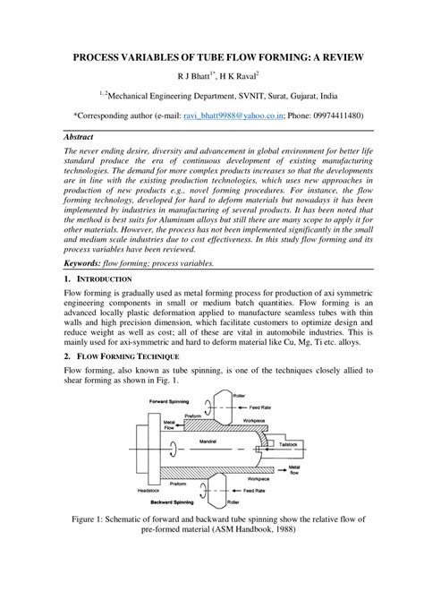 Tube Flow Forming Simulation 的图像结果